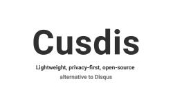 Featured image of post Cusdis, el sistema de comentarios que prioriza la privacidad