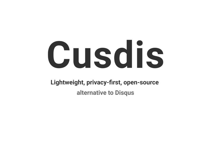 Featured image of post Cusdis, el sistema de comentarios que prioriza la privacidad