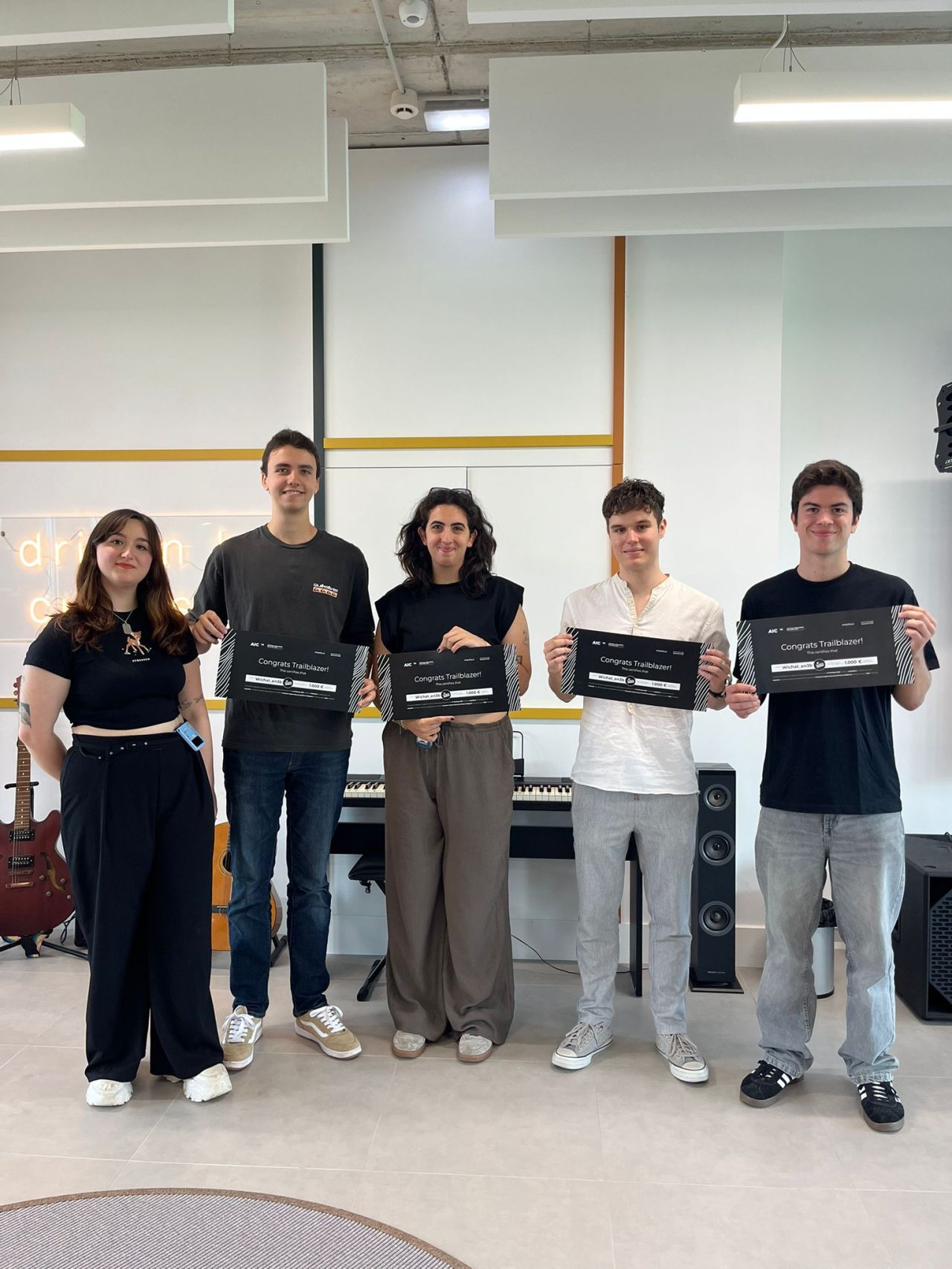 Photo with the winners